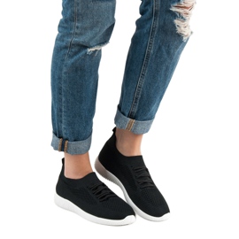 SHELOVET Klizne sportske cipele crna 2