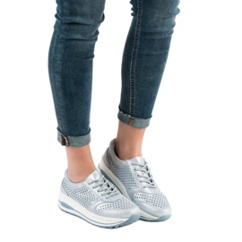 Filippo Kožne cipele od brokata plava 2