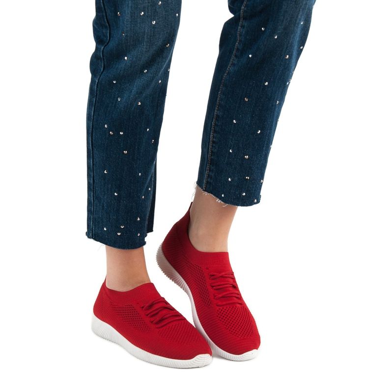 SHELOVET Klizne sportske cipele crvena 2