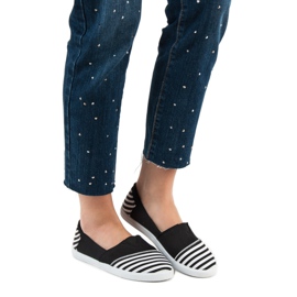 SHELOVET Slip On Light tenisice bijela crno 2