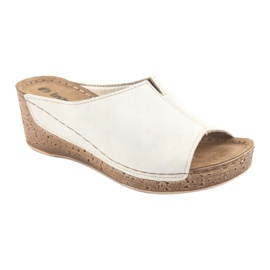 Ženske papuče klin Inblu NG002 bež 1