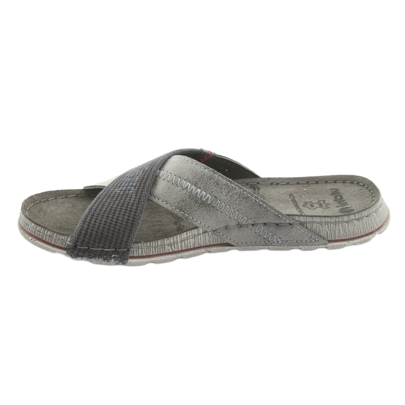 Sive muške papuče Inblu GG009 sive boje crna siva 2