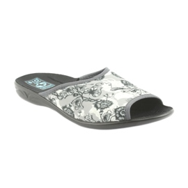 Ženske papuče Adanex 23981 sive crna siva ekru 1