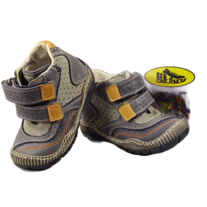 Ren But Ren-But čizme s popustom plava naranča siva 5