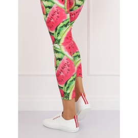 Ženske bijele i crvene tenisice B111-17 BIJELE / CRVENE bijela 2