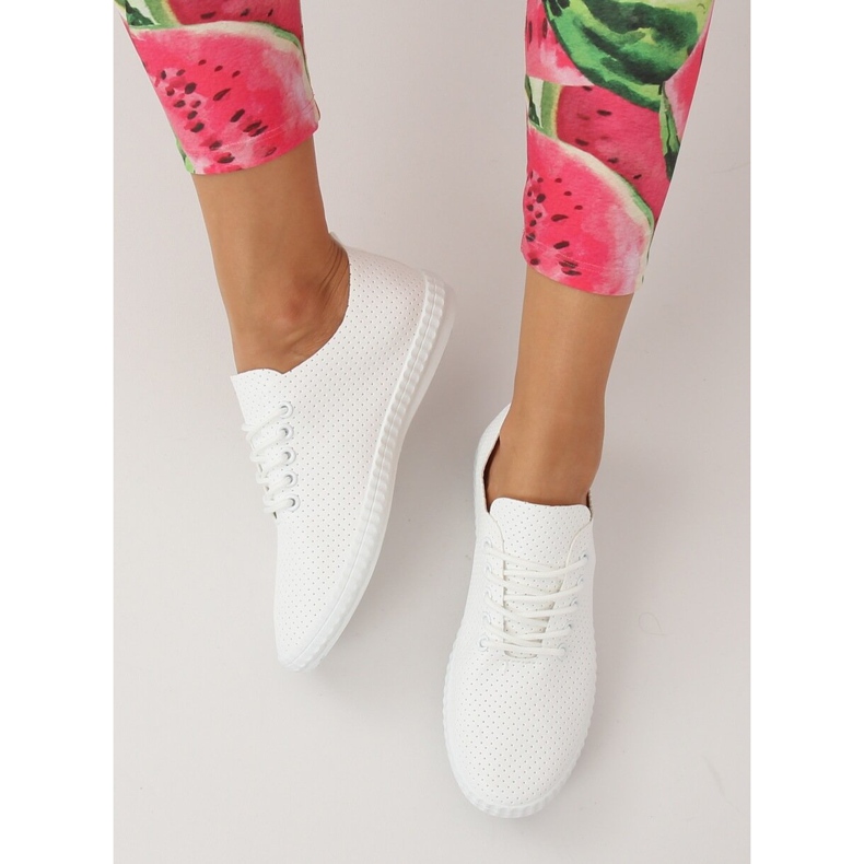 Bijele ženske tenisice B111-17 Allwhite bijela 2