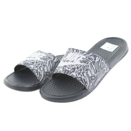 Nike Benassi Just Do It Print 631261-403 Slajd bijela mornarsko plava 2