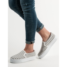 SHELOVET Bijeli prugasti sliponi bijela 1