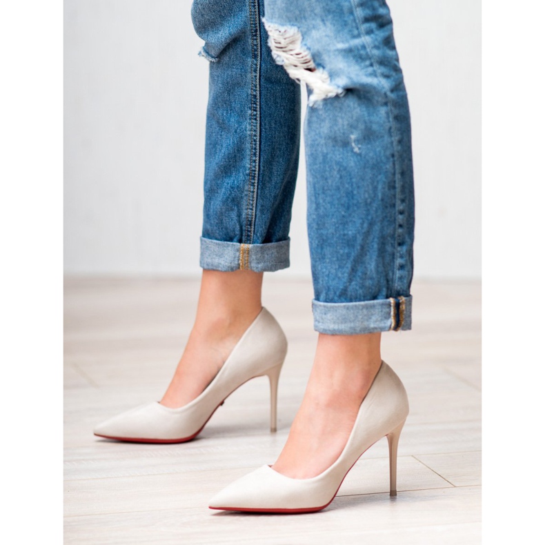 Jumex Štikle od antilopa bež 1