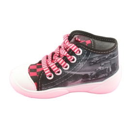 Befado dječje cipele 218P050 crno siva crvena 2
