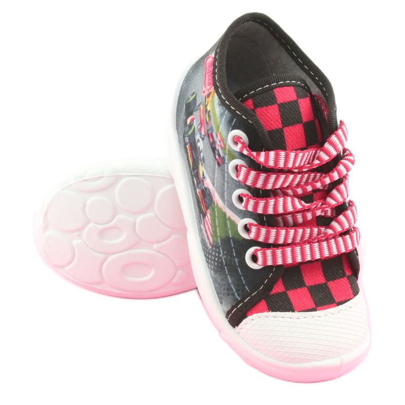 Befado dječje cipele 218P050 crno siva crvena 3