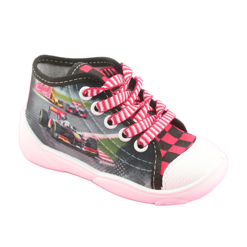 Befado dječje cipele 218P050 crna siva crvena 1