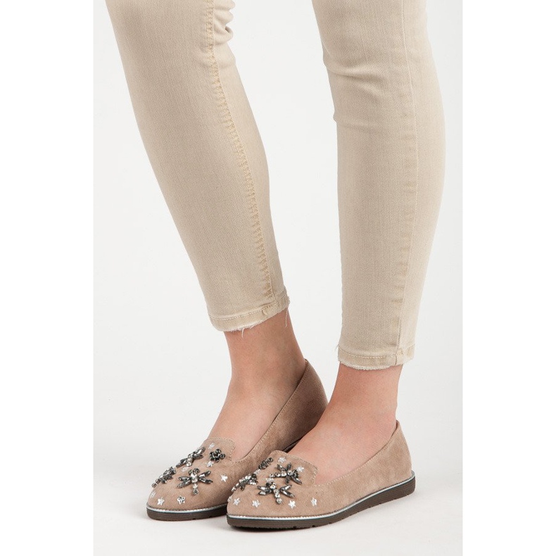 Fama Suede Lords s ukrasima smeđa 1