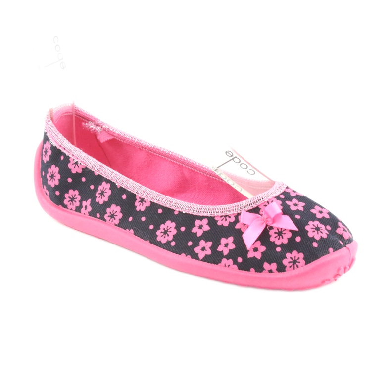 Befado dječje cipele 980X093 crna ružičasta 1