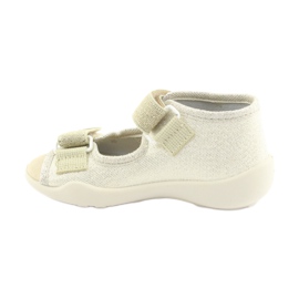 Befado žute dječje cipele 342P003 smeđa žuta boja 2