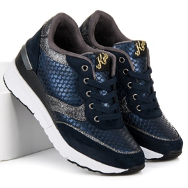 Kylie Mornarskoplave cipele s uzorkom plava 1