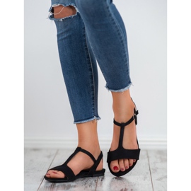 Evento Ležerne sandale crno 1