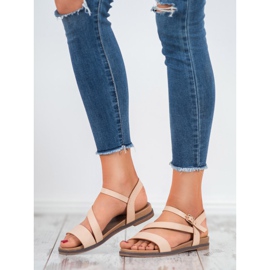 SHELOVET Ležerne sandale smeđa 1