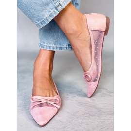 Ružičaste ženske balerinke LT119P Pink ružičasta 1