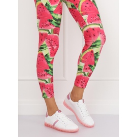 Ženske bijele i ružičaste tenisice 2B9XX923 BIJELE / RUŽIČENE bijela ružičasta 1