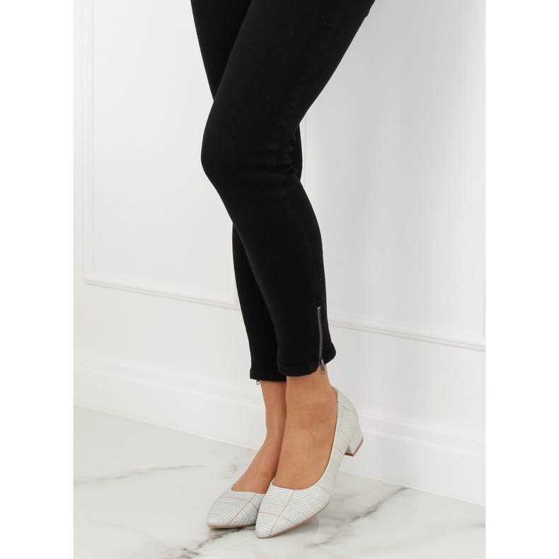 Crpke u srebrnom kariranom srebru CC207P siva 1