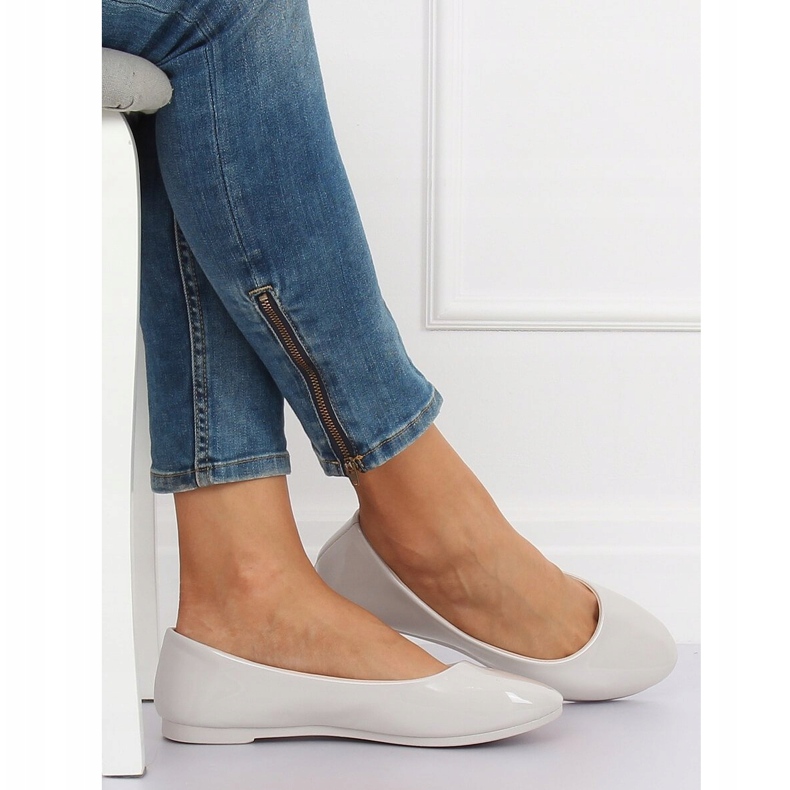 Sive ženske balerinke JX76P Siva 1