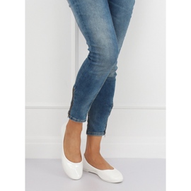 Bijele ženske balerinke JX76P Bijele bijela 2