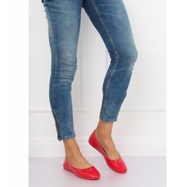 Crvene ženske balerinke JX76P Crvene crvena 2