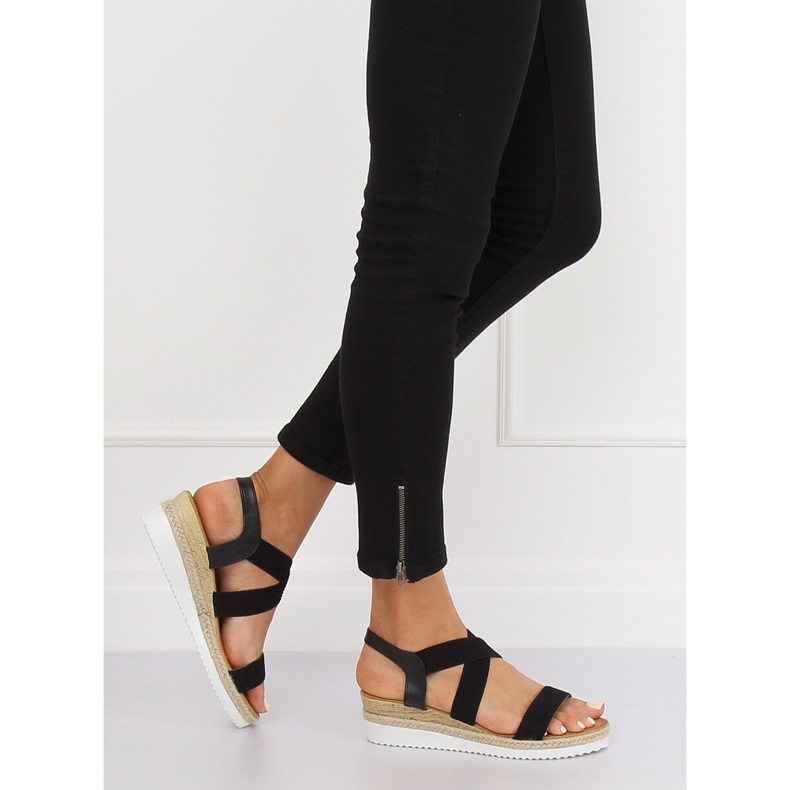 Crne ženske sandale S81 Black crna 2