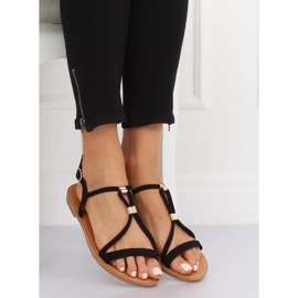 Crne ženske sandale L520 Black crna 2