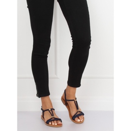 Ženske tamnoplave sandale L520 Plava mornarsko plava 2