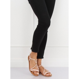 Ženske sandale u bež boji L520 Bež 2