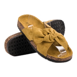 Cm Paris Papuče od antilopa žuta boja 2