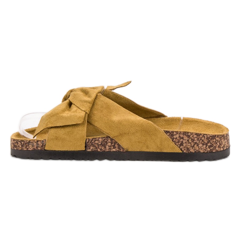 Cm Paris Papuče od antilopa žuta boja 1