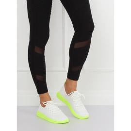 Bijele i žute sportske cipele NB283 Fluorescentno žute boje bijela žuta boja 2