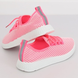 Ružičasta sportska obuća NB283 Fluorescence Peach Red bijela 1