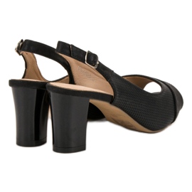 Evento Elegantne crne sandale crna 1