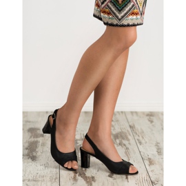 Evento Elegantne crne sandale crna 2