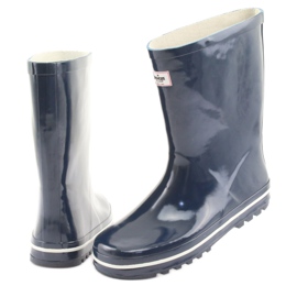 American Club Tamnoplave, izolirane galoše Američkog kluba bijela tamnoplava 4