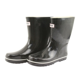 Crne neizolirane galoše American Club bijela crno 3