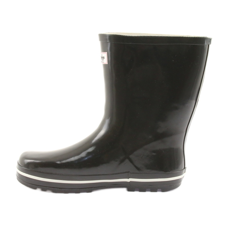 Crne neizolirane galoše American Club bijela crno 2