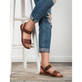 Mannika Smeđe sandale smeđa 2