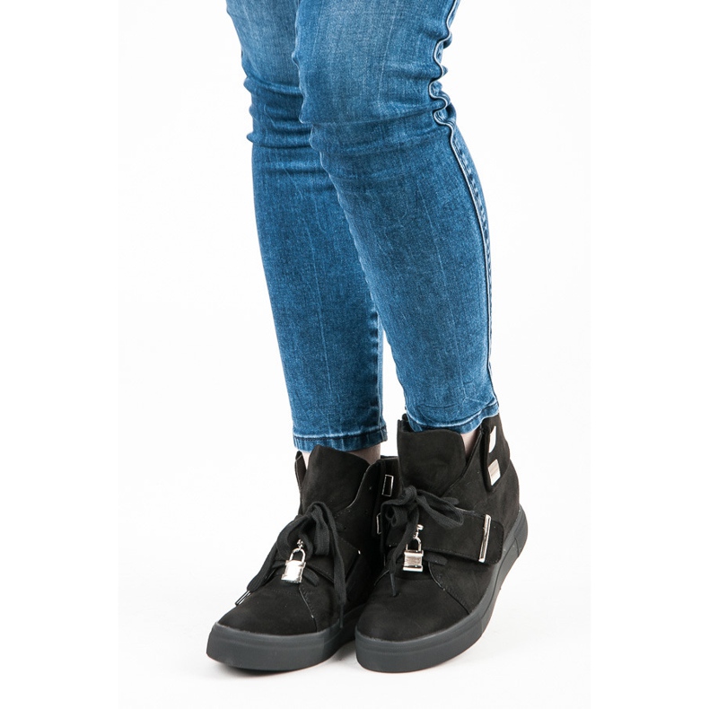 Seastar Antilop tenisice na klin crna 1