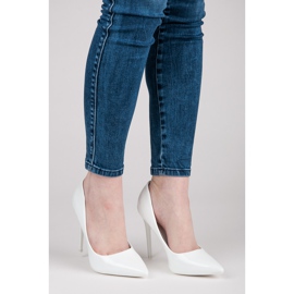 Seastar Seksi lakirane štikle bijela 1