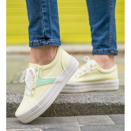 Kylie Tenisice na platformi žuta boja 1