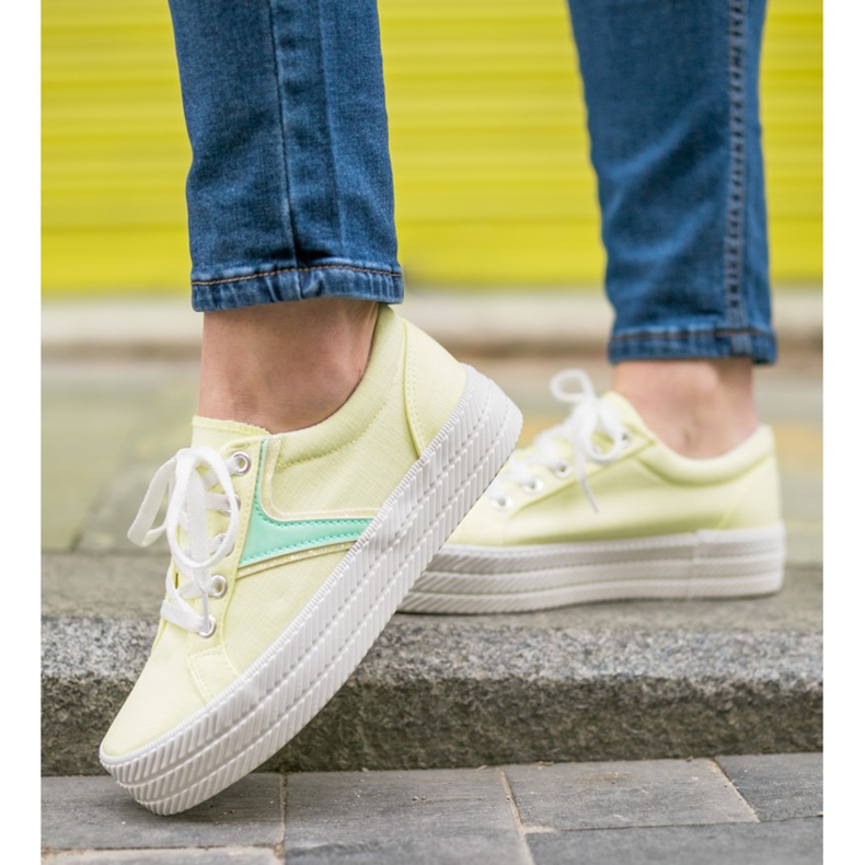 Kylie Tenisice na platformi žuta boja 1