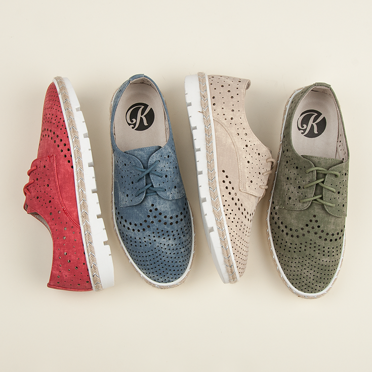 Kylie Otvorene cipele Espadrilles plava 1