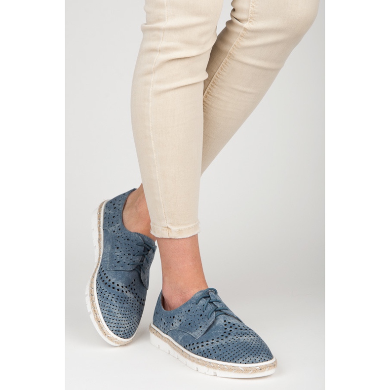 Kylie Otvorene cipele Espadrilles plava 2