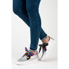 Seastar Elegantne tenisice vezane vrpcom siva 2