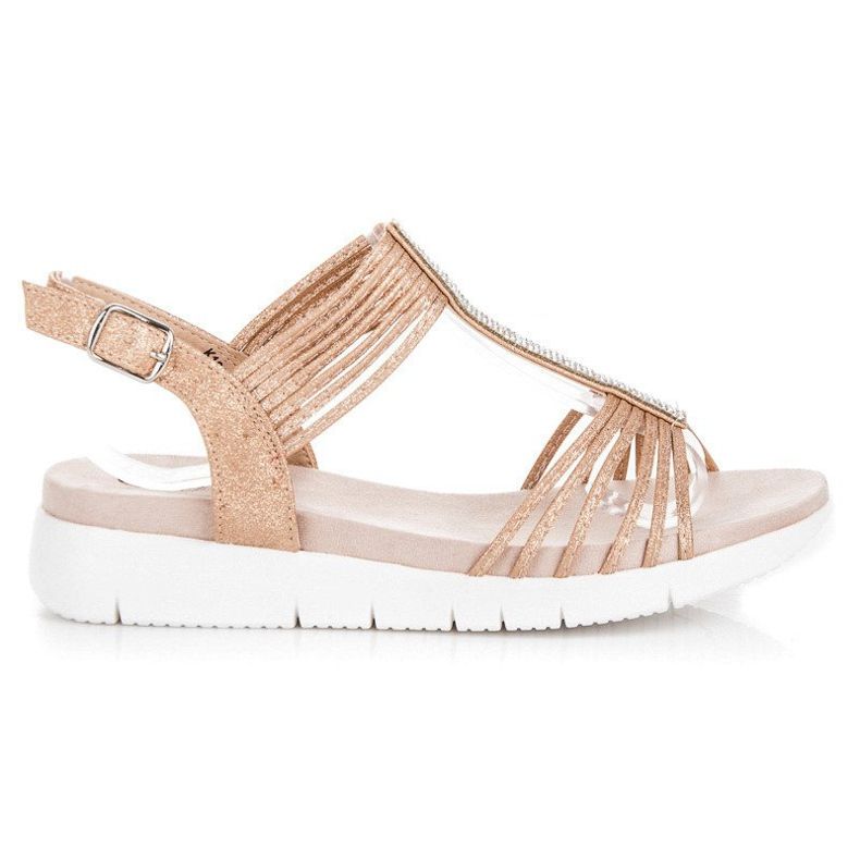 Kylie Sandale s kristalima smeđa 1